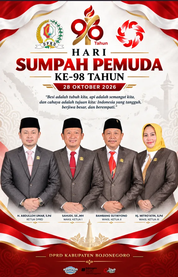 Selamat Hari Sumpah Pemuda Ke-98 Tahun