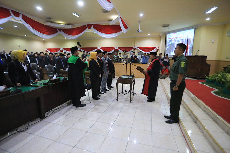 Paripurna Istimewa Pengucapan Sumpah Pimpinan DPRD Bojonegoro