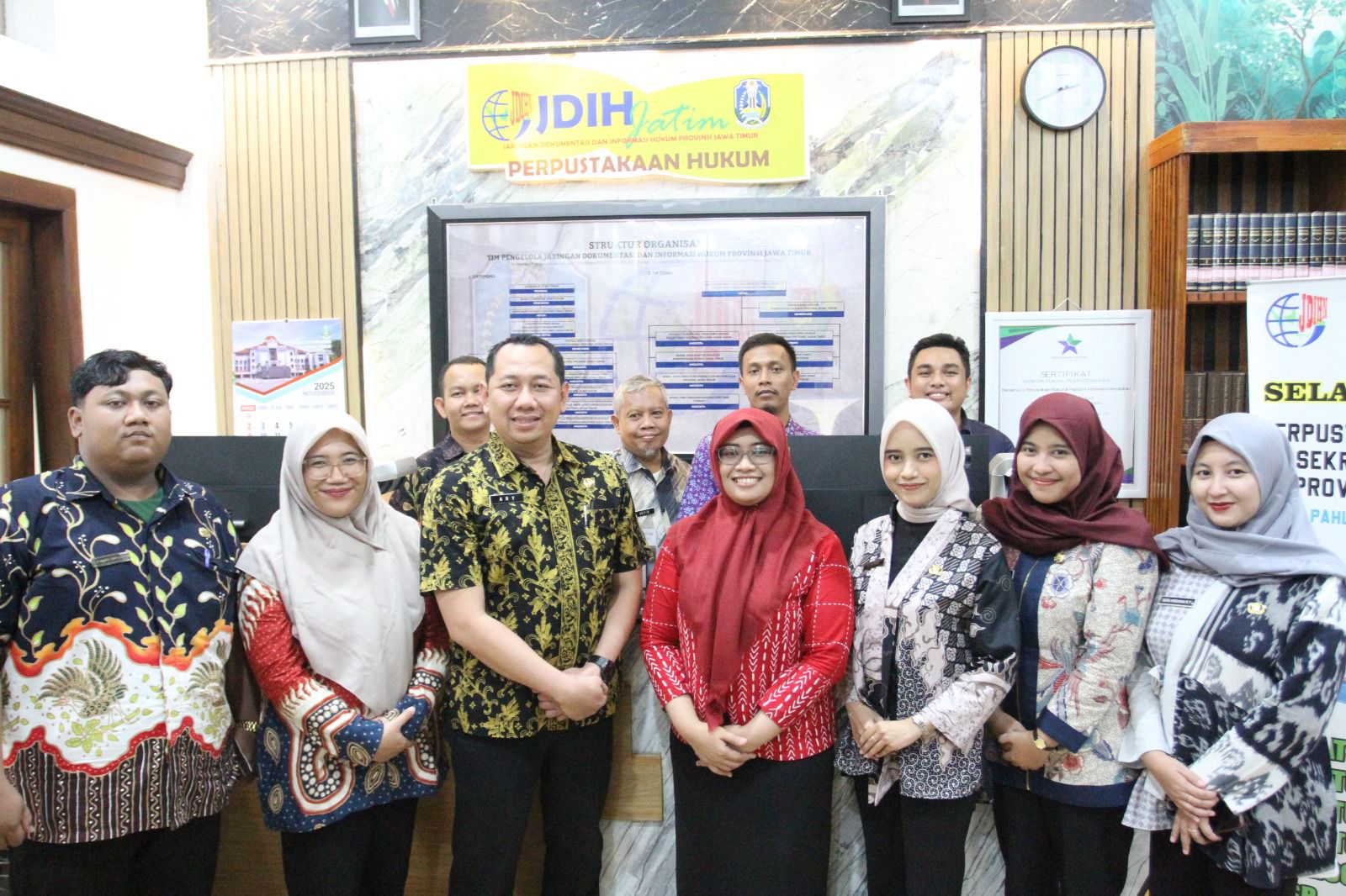 Kunjungan Sekretariat DPRD Bojonegoro ke Biro Hukum Setda Provinsi Jawa Timur