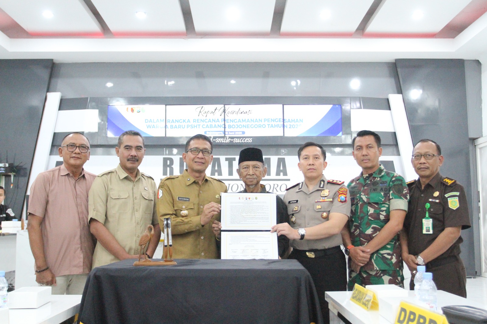 Anggota DPRD Kabupaten Bojonegoro Hadiri Pengamanan Pengesahan Warga Baru PSHT Tahun 2026