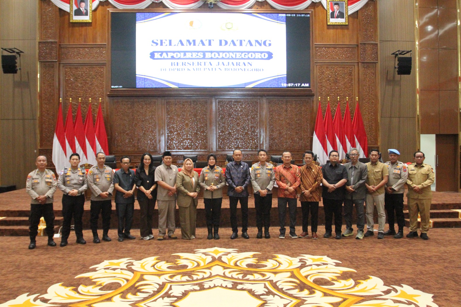 Kapolres Bojonegoro AKBP Yenni Diarty, S.I.K., M.H., Silaturahmi dengan DPRD Kabupaten Bojonegoro