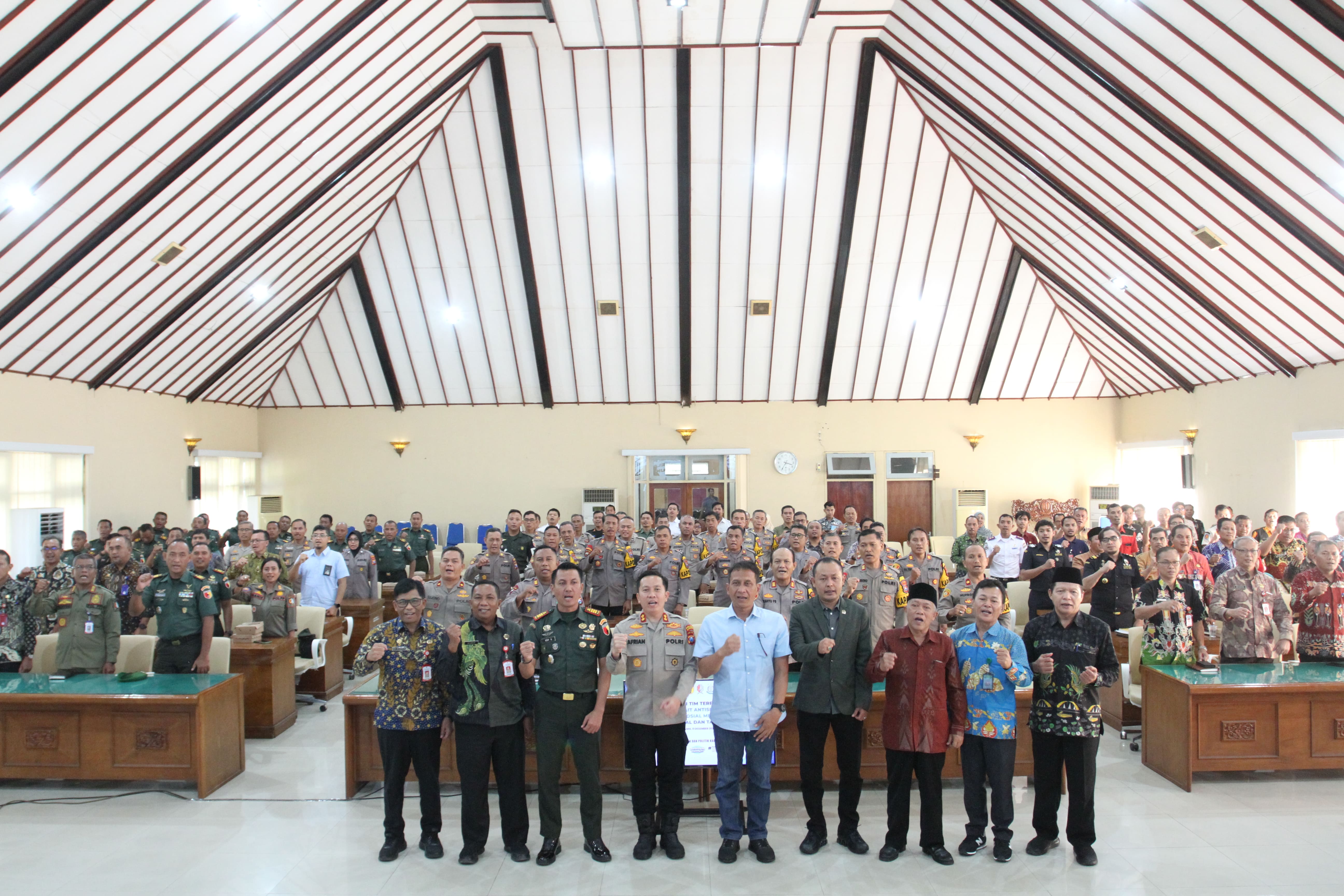 Ketua DPRD Bojonegoro Hadiri Rakor Timdu Penanganan Konflik Sosial Menjelang Nataru 2026